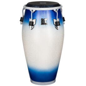 Meinl Percussion 11" Artist Series William Kachiro Quinto Conga with Remo Black Calfskin Skyndeep Heads - Electric Sky