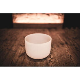 Meinl Sonic Energy 9" White-Frosted Crystal Singing Bowl - A4 Brow Chakra 432 Hz - Image 3