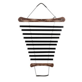 Meinl Sonic Energy 38" 95 cm Meditation Flow Chime - 432 Hz, 10 Notes, C Minor - Black
