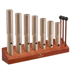 Meinl Sonic Energy 7-piece Wah-Wah Tube Chakra Set - 432 Hz Champagne Gold