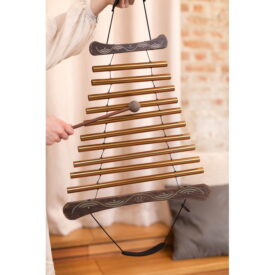 Meinl Sonic Energy 35" 88cm Meditation Flow Chime - 440 Hz, 10 Notes, D Major - Bronze - Image 3