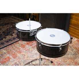 Meinl Percussion 14" & 15" Marathon Series - Black Nickel Timbales - Image 3