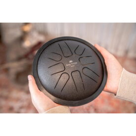 Meinl Sonic Energy 7" Small Steel Tongue Drum - F Minor/8 Notes/440 Hz - Black - Image 2