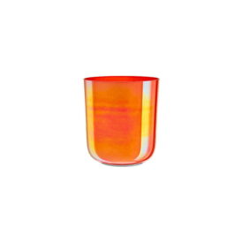 Meinl Sonic Energy 6.7" Essence Crystal Singing Bowl - C4, Root Chakra, 440Hz - Orange