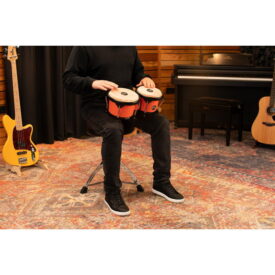 Meinl Percussion 6 1/2" & 7 1/2" Journey Series Molded ABS Bongo - Electric Coral - Image 3