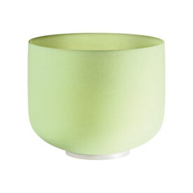 Meinl Sonic Energy 10" Crystal Singing Bowl - F4/Heart Chakra/432 Hz - Fusion Emerald