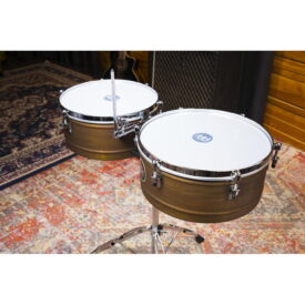 Meinl Percussion 14" & 15" Marathon Series - Antique Finish Timbales - Image 3