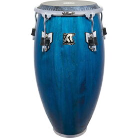 Meinl Percussion 11" Artist Series William Kachiro Quinto Conga with Remo Black Calfskin Skyndeep Heads - Blue Wave