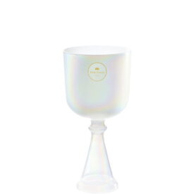 Meinl Sonic Energy Crystal Singing Chalice 5.5" - A4, Brow Chakra, 440 Hz - Creamy