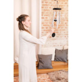 Meinl Sonic Energy Chakra Meditation Chime 25" 64 cm - 432 Hz - Silver - Image 3