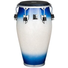 Meinl Percussion 12 1/2" Artist Series William Kachiro Quinto Conga with Remo Black Calfskin Skyndeep Heads - Electric Sky