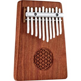 Meinl Sonic Energy Solid "Flower of Life" 10 Note Kalimba - Zambesi Redwood - Image 3
