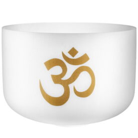 Meinl Sonic Energy 16" Om Crystal Singing Bowl, 136.10 Hz, C#3