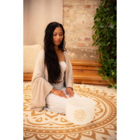 Meinl Sonic Energy 10" Solfeggio Crystal Singing Bowl - G#4, Re, 417 Hz - Image 3