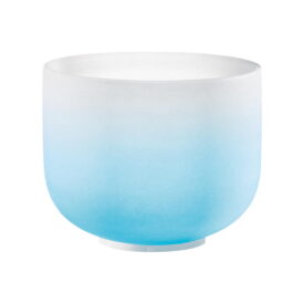 Meinl Sonic Energy 10" Colour-Frosted Crystal Singing Bowl - G4/Throat Chakra/440 Hz - Light Blue