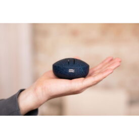 Meinl Sonic Energy 3" Pocket Steel Tongue Drum - A Major, 6 Notes, 440 Hz - Venus Flower, Navy Blue - Image 3