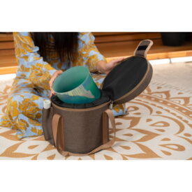 Meinl Sonic Energy 6.75" Essence Solfeggio Crystal Singing Bowl - 285 Hz, Turquoise Green - Image 3