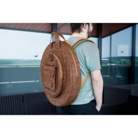 Meinl 22" Vintage Hyde Cymbal Bag - Light Brown - Image 3