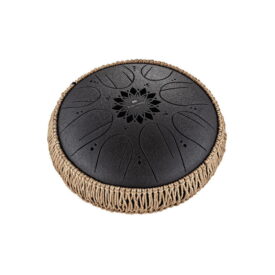 Meinl Sonic Energy 10" Medium Octave Steel Tongue Drum - B Minor, 8 Notes, 432 Hz - Black - Image 1