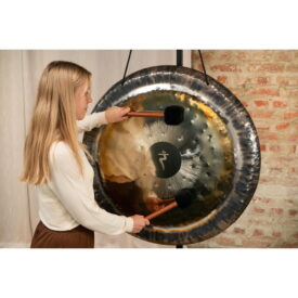 Meinl Sonic Energy Chakra Gong 36" - Solar Plexus Chakra, 126.22 Hz, B1 - Image 3