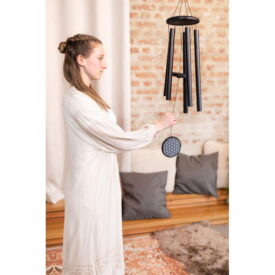 Meinl Sonic Energy 36" 90 cm Flower of Life Meditation Chime - 432 Hz - Black - Image 3