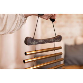 Meinl Sonic Energy 35" 88cm Meditation Flow Chime - 440 Hz, 10 Notes, G Major - Bronze - Image 3