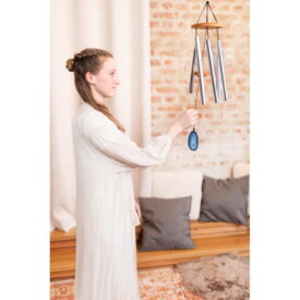 Meinl Sonic Energy 29" 73cm Blue Agate Meditation Chime - 432 Hz - Silver - Image 3