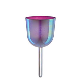 Meinl Sonic Energy 3.75"Essence Solfeggio Crystal Singing Bowl - Sol 741 Hz, Lavender Purple