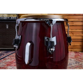 Meinl Percussion 11 3/4" Marathon Exclusive Series Conga - Wine Red with Chrome Hardware - Image 3