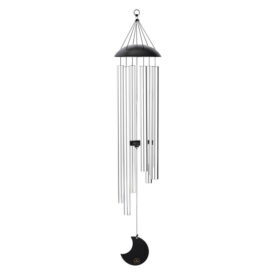 Meinl Sonic Energy 44" 110 cm Moon Meditation Chime - 432 Hz - Round Arch Silver
