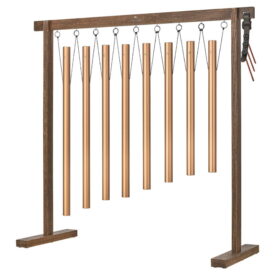 Meinl Sonic Energy 8-piece Sound Bath Tube Chime Set - 440 Hz Bronze