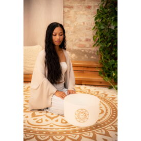 Meinl Sonic Energy 12" Solfeggio Crystal Singing Bowl - F3, 174 Hz - Image 3