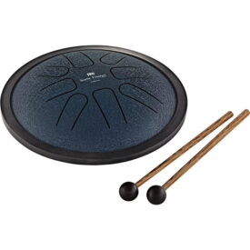 Meinl Sonic Energy  7" Small Steel Tongue Drum - G Minor/8 Notes/440 Hz - Navy Blue