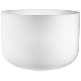 Meinl Sonic Energy 16" Crystal Singing Bowl, Note E3, 432 Hz, Solarplexus Chakra