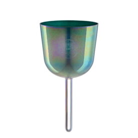 Meinl Sonic Energy 4.25" Essence Solfeggio Crystal Singing Bowl - Fa 639 Hz, Indigo Blue