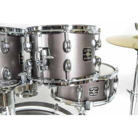 Gretsch Energy 22" Drum Kit with Hardware and 3 Piece Paiste 101 Cymbal Pack - Grey Steel - Image 3