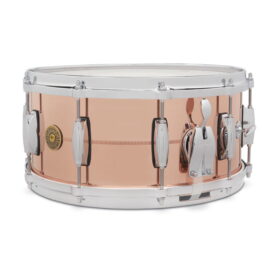 Gretsch USA 14" x 6.5" Snare Drum - Polished 2mm Copper - Image 3