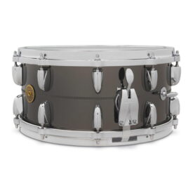 Gretsch USA 14" x 6,5" Snare Drum - Bell Brass Special Edition "Black Nickel" - Image 5