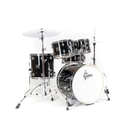 Gretsch 20" Energy Drum Kit - Black with 4 Piece Hardware Pack (No Cymbals)