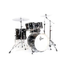 Gretsch 20" Energy Drum Kit - Black with 5 Piece Hardware Pack (No Cymbals)