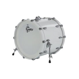 Gretsch Renown Maple 22" x 18" Bass Drum - Piano White - Image 3