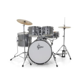Gretsch 20" Renegade Drum Kit - Grey Sparkle - Image 2