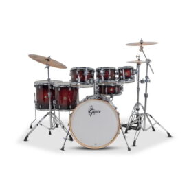 Gretsch 22" Catalina Maple 7-Piece Shell Pack - Deep Cherry Burst - Image 2