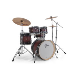 Gretsch 20" Catalina Maple 5-Piece Shell Pack - Satin Deep Cherry Burst - Image 1