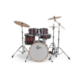Gretsch 20" Catalina Maple 5-Piece Shell Pack - Satin Deep Cherry Burst - Image 2