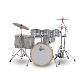 Gretsch 22" Catalina Maple 7-Piece Shell Pack - Silver Sparkle - Image 2