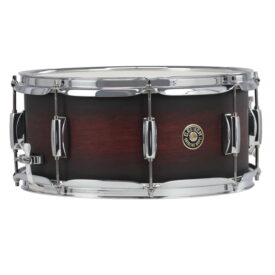 Gretsch Catalina Maple 14" x 6.5" Snare Drum - Satin Deep Cherry Burst - Image 4