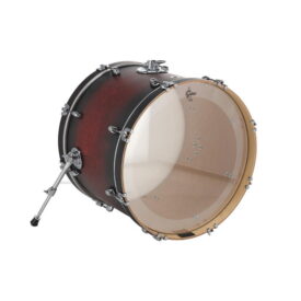 Gretsch Catalina Maple 22" x 16" Bass Drum - Satin Deep Cherry Burst - Image 4