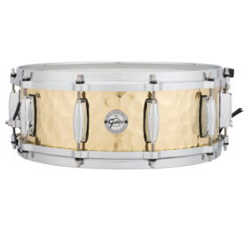 Gretsch Hammered Brass Full Range Snare Drum 14" x 5"