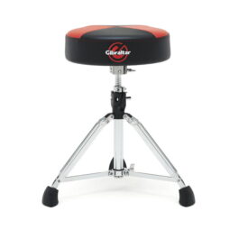 Gibraltar 9000 Series 13" Round Drum Throne - Red-Black - 9608RQPRB